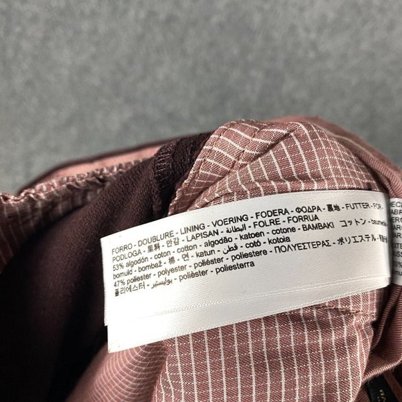 Mossimo Dutti Chino Pants Men's Size 32 Burgundy Adults Cotton Blend - Picture 9 of 9